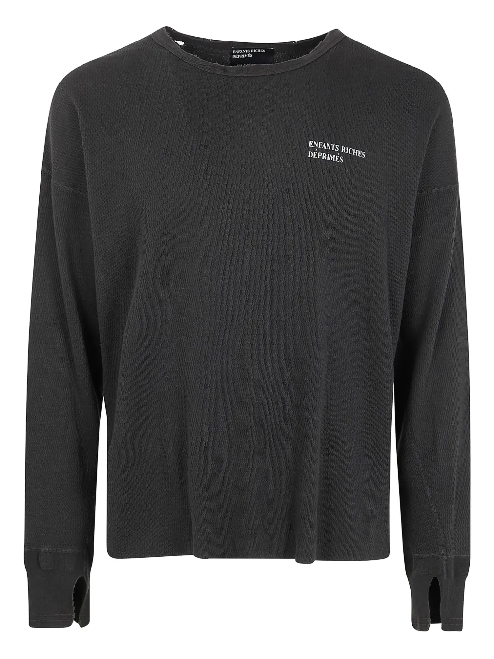 Enfants Riches Déprimés T-shirt a maniche lunghe con effetto vissuto - Grigio