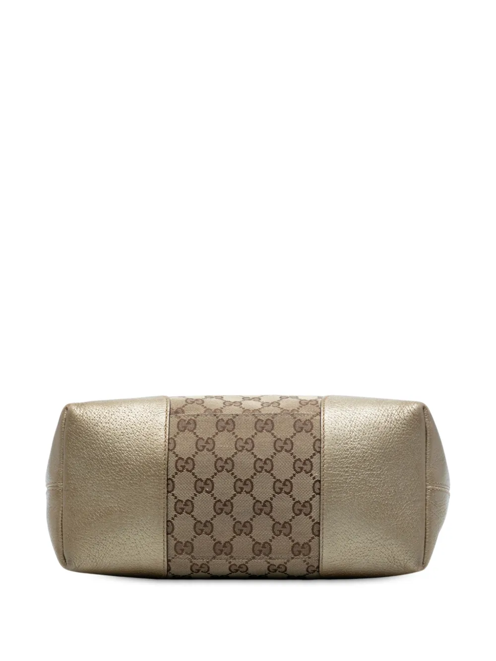 GUCCI Pre-owned 2016-2025 Medium Gg Canvas Bree Satchel In Brown