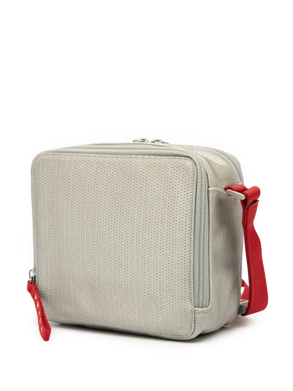 Pre-owned Prada 1990-2020 Luna Rossa Polyester Crossbody Bag In Gray