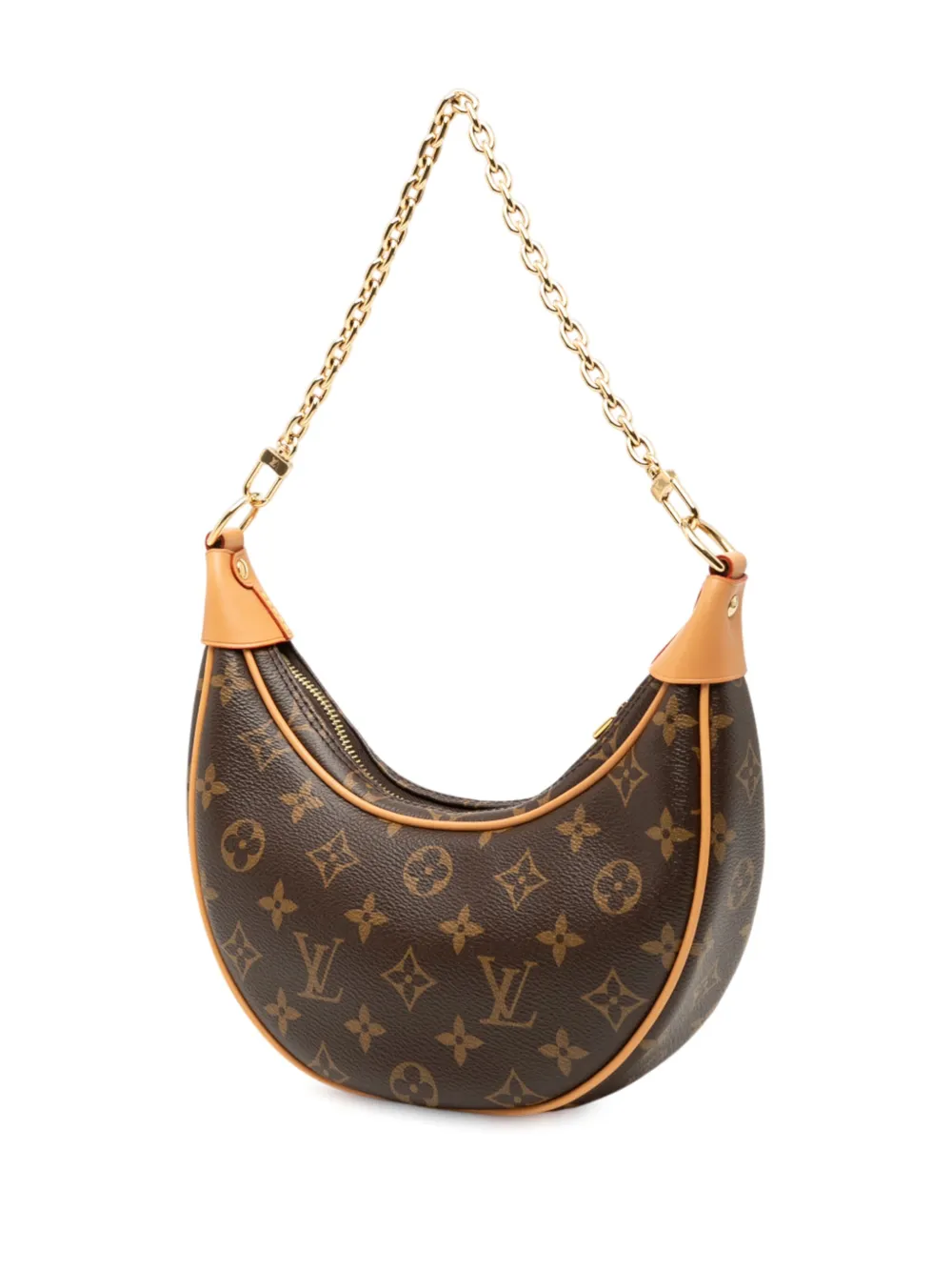 LOUIS VUITTON Pre-owned 2021-2025 Monogram Loop Satchel In Brown