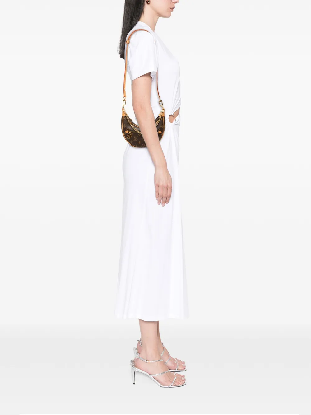 LOUIS VUITTON Pre-owned 2021-2025 Monogram Loop Satchel In Brown