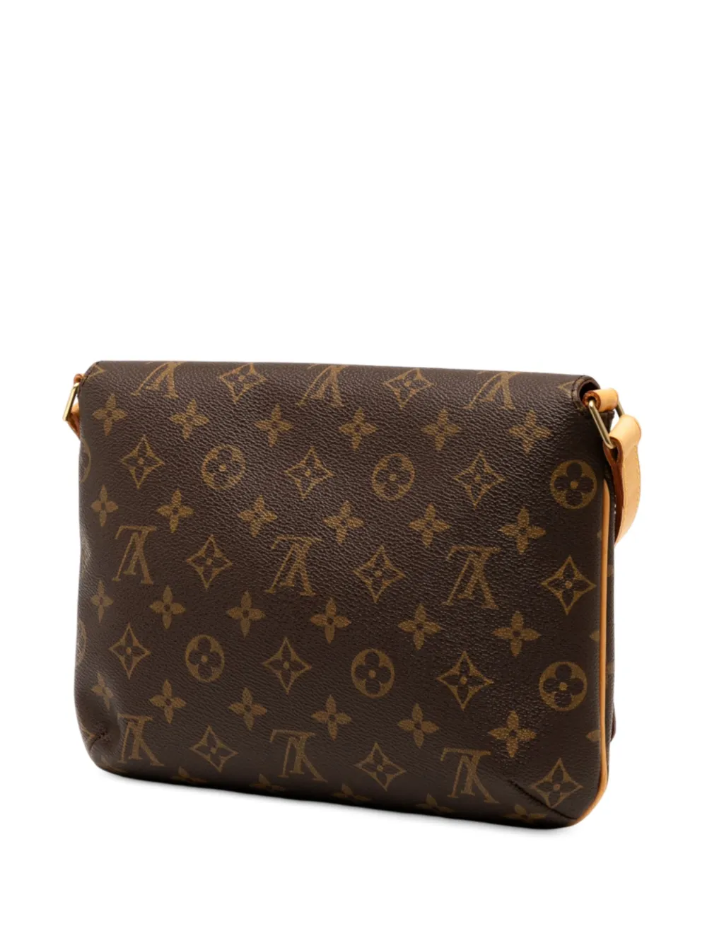 LOUIS VUITTON Pre-owned 2002 Monogram Musette Tango Short Strap Shoulder Bag In Brown