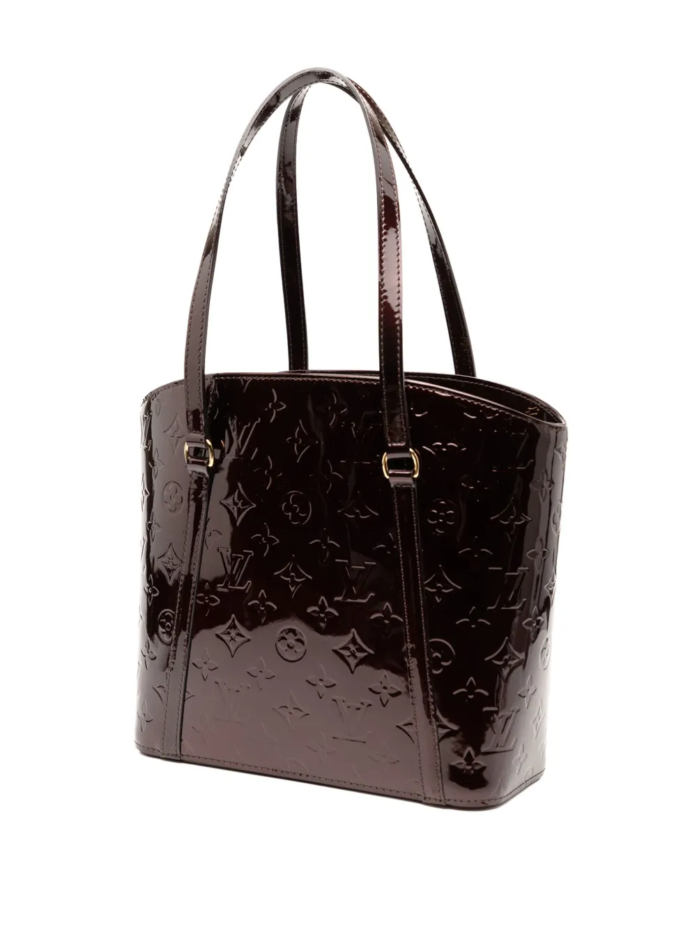 LOUIS VUITTON Pre-owned 2012 Monogram Vernis Avalon Mm Tote Bag In Purple