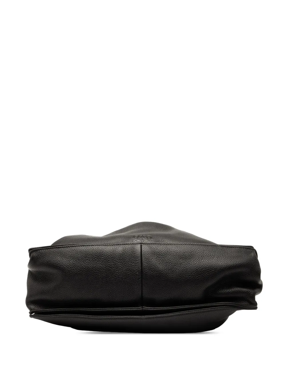 LOEWE Pre-owned 2010-2025 Calfskin Flamenco Tassel 36 Crossbody Bag In Black