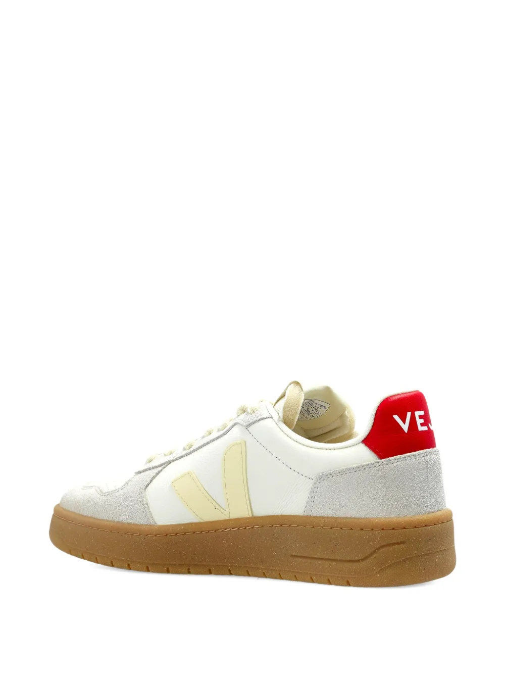VEJA V-82 perforated panelled sneakers Wit