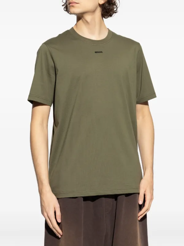 Diesel Camiseta lT-Adjust-V6 Com Logo | Verde | FARFETCH BR
