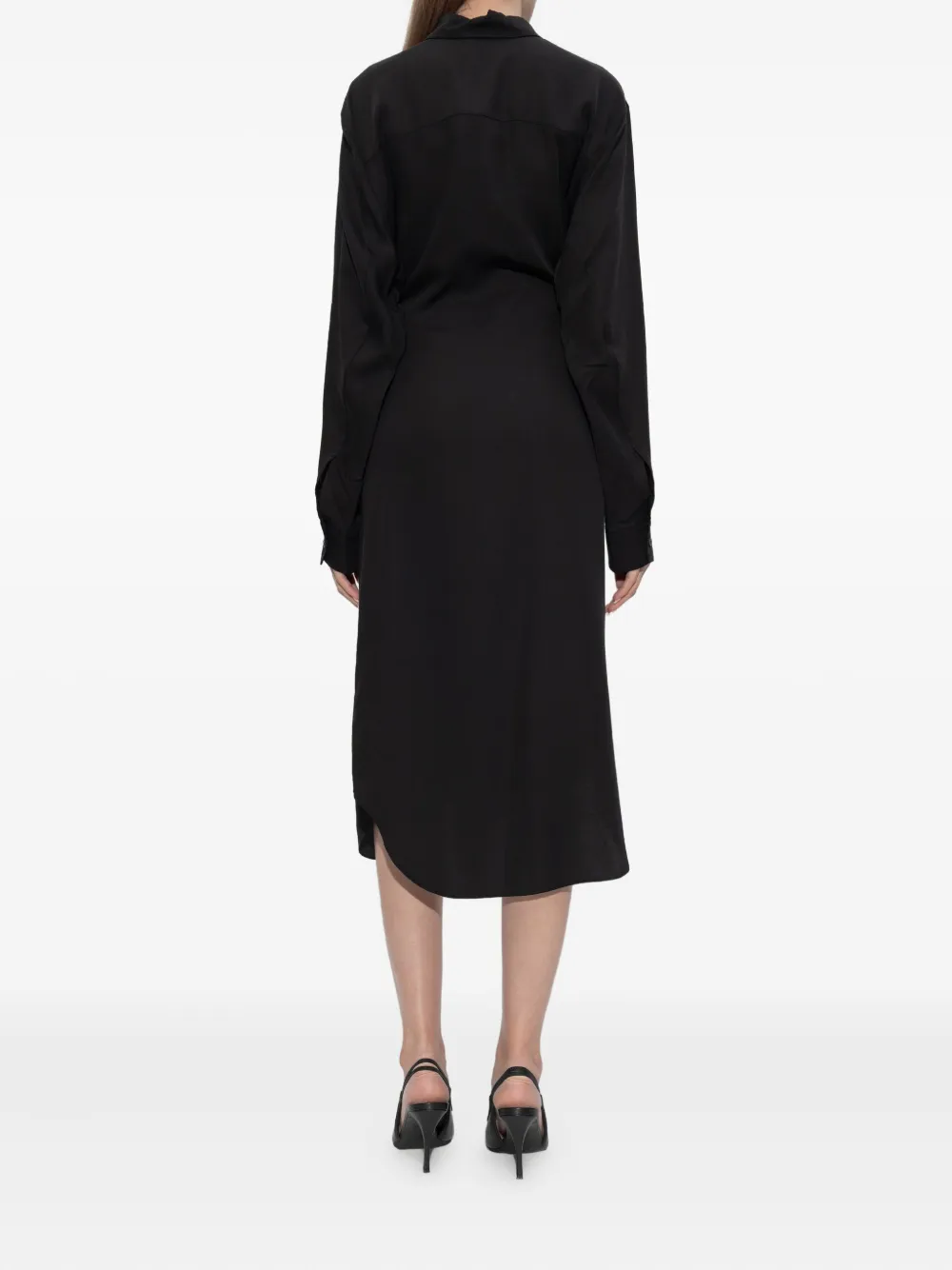 Diesel Button Knot D-iletta-s1 Dress In Black