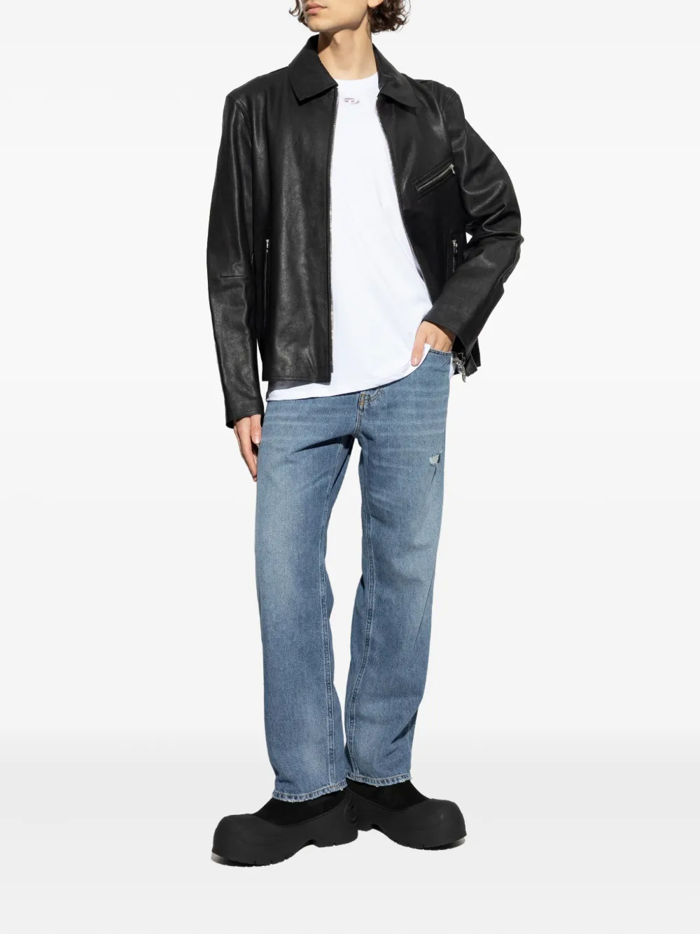 Diesel L-Korn-Wrd jacket | Leather Jackets | Image 2
