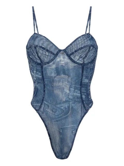 Diesel print bridget-dnm bodysuit