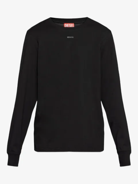 Diesel T-Adjust-LS-V1 T-shirt med lange ærmer og logo