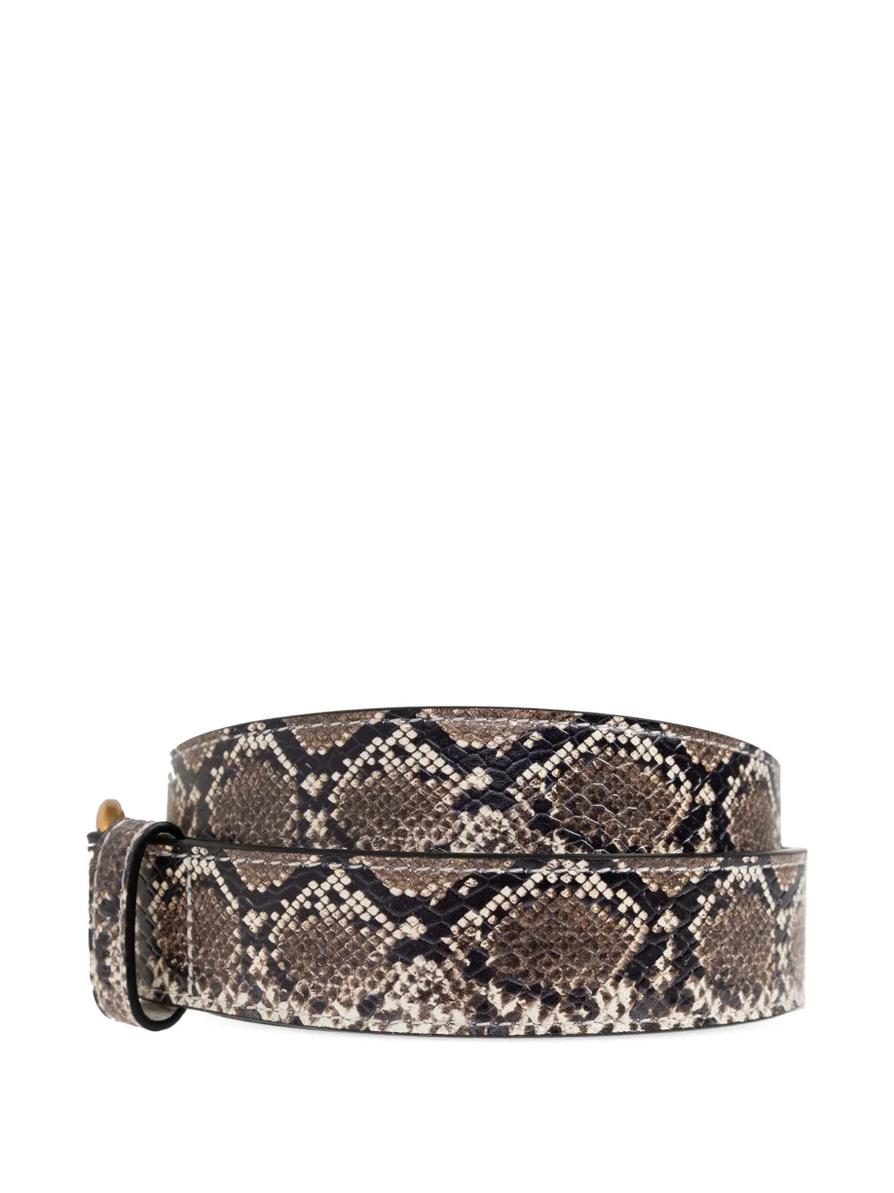 Duke & Dexter Ellis Snakeskin-effect Buckle Belt In Multi
