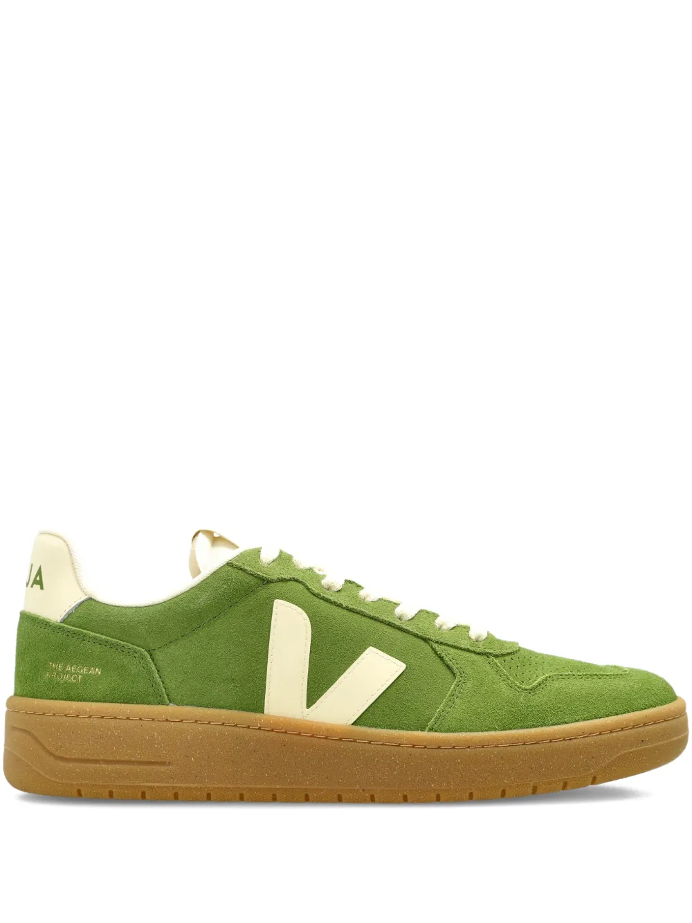 VEJA V-82 suede panel sneakers Groen