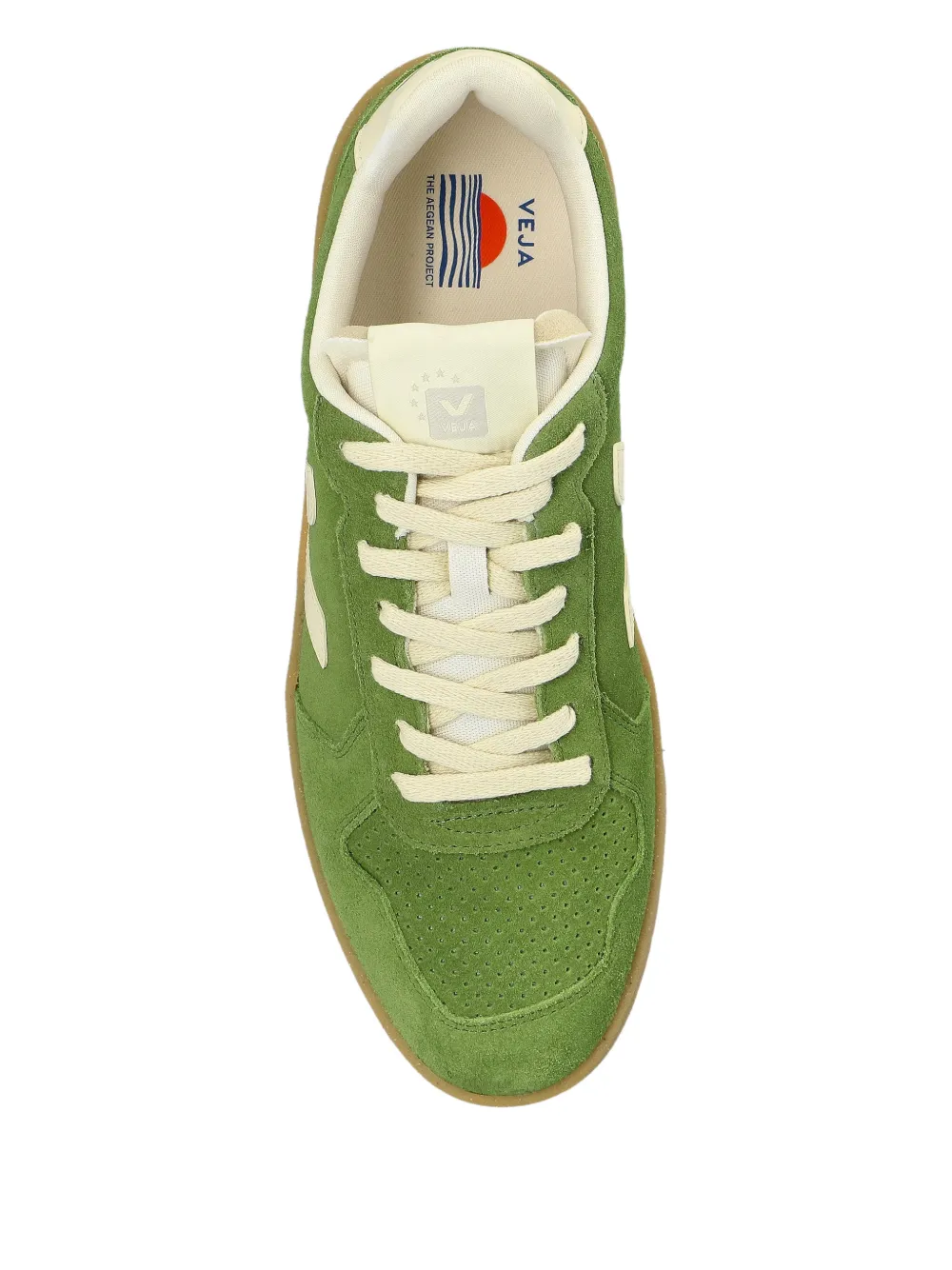 VEJA V-82 suede panel sneakers Groen