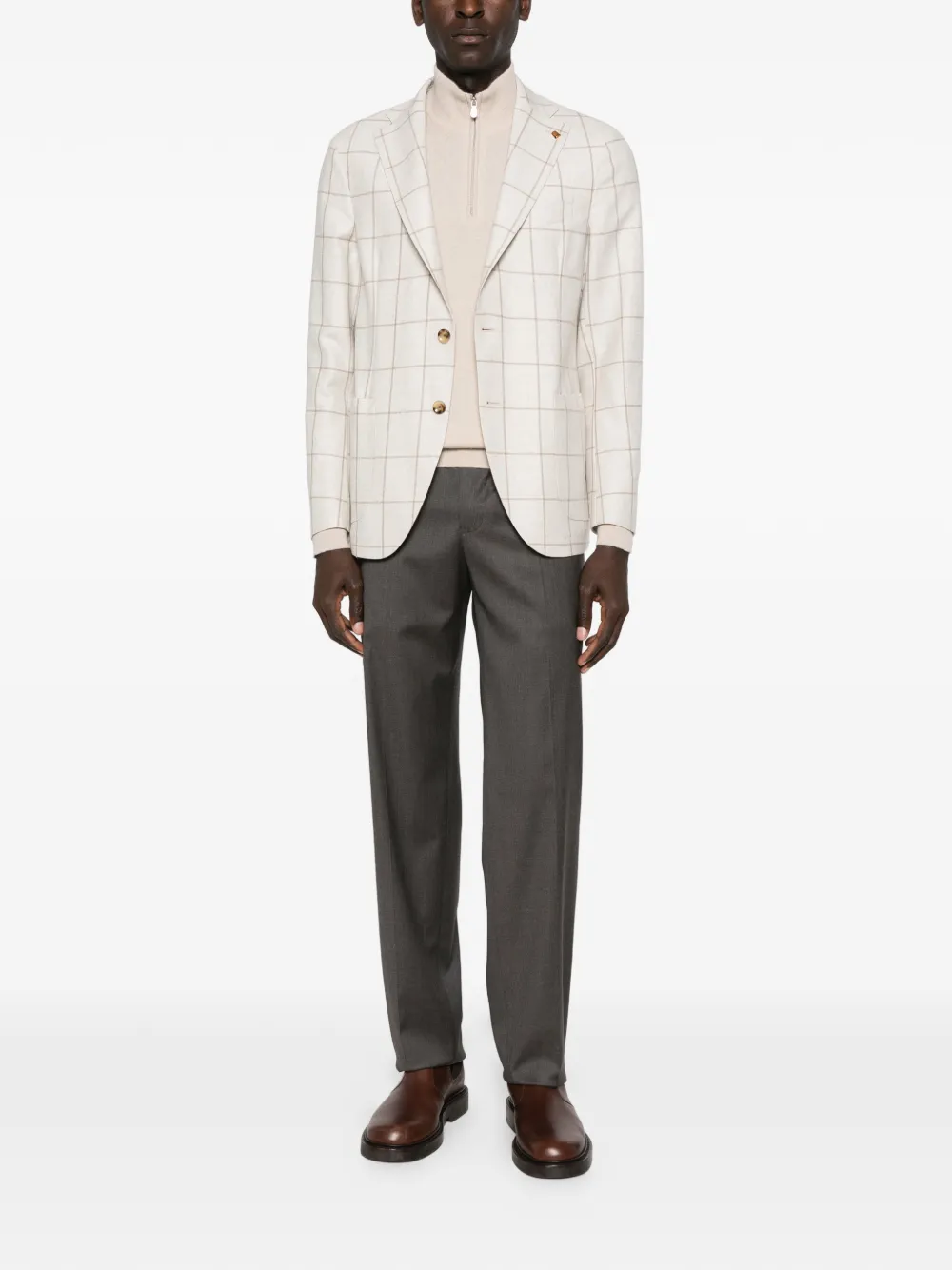 LATORRE grid-pattern blazer | Blazers | Image 2