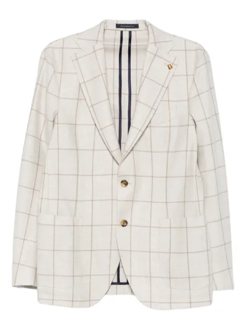 LATORRE grid-pattern blazer