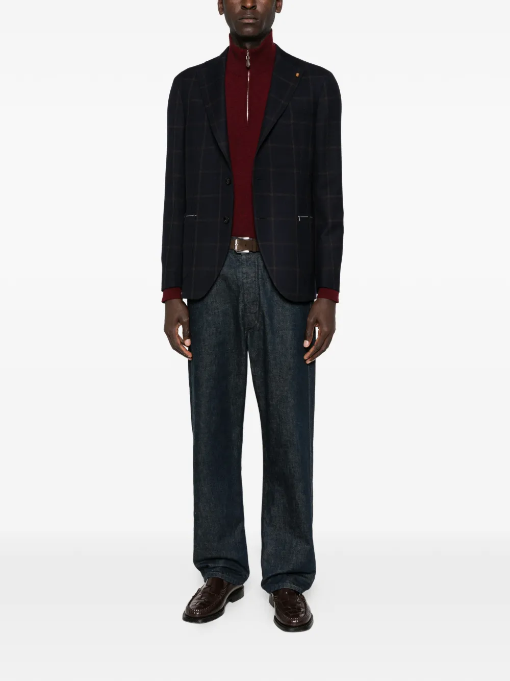 LATORRE check-pattern blazer | Blazers | Image 2