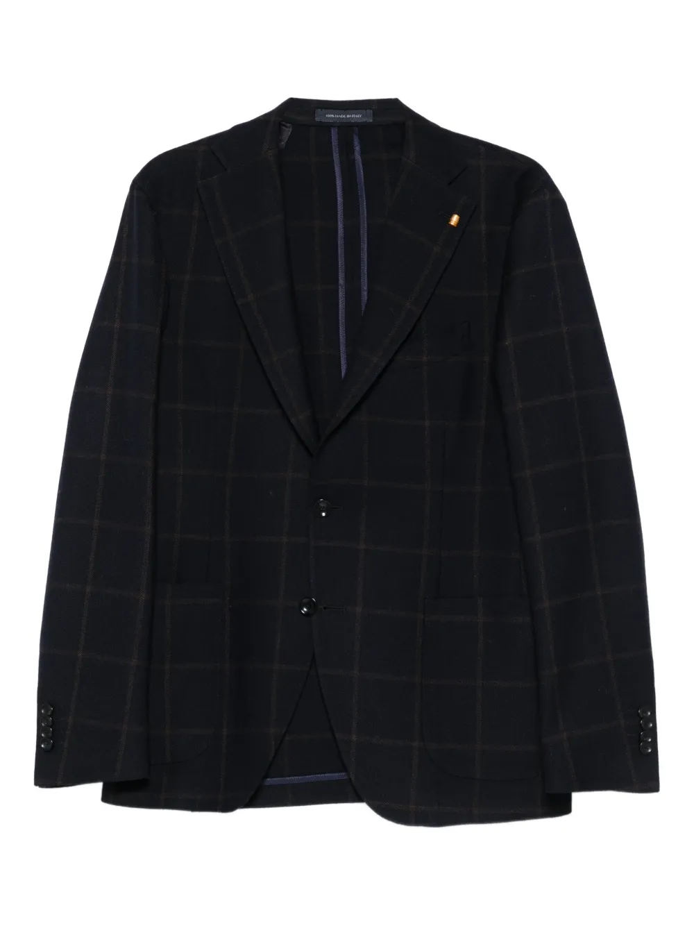 LATORRE check-pattern blazer | Blue | Image 1