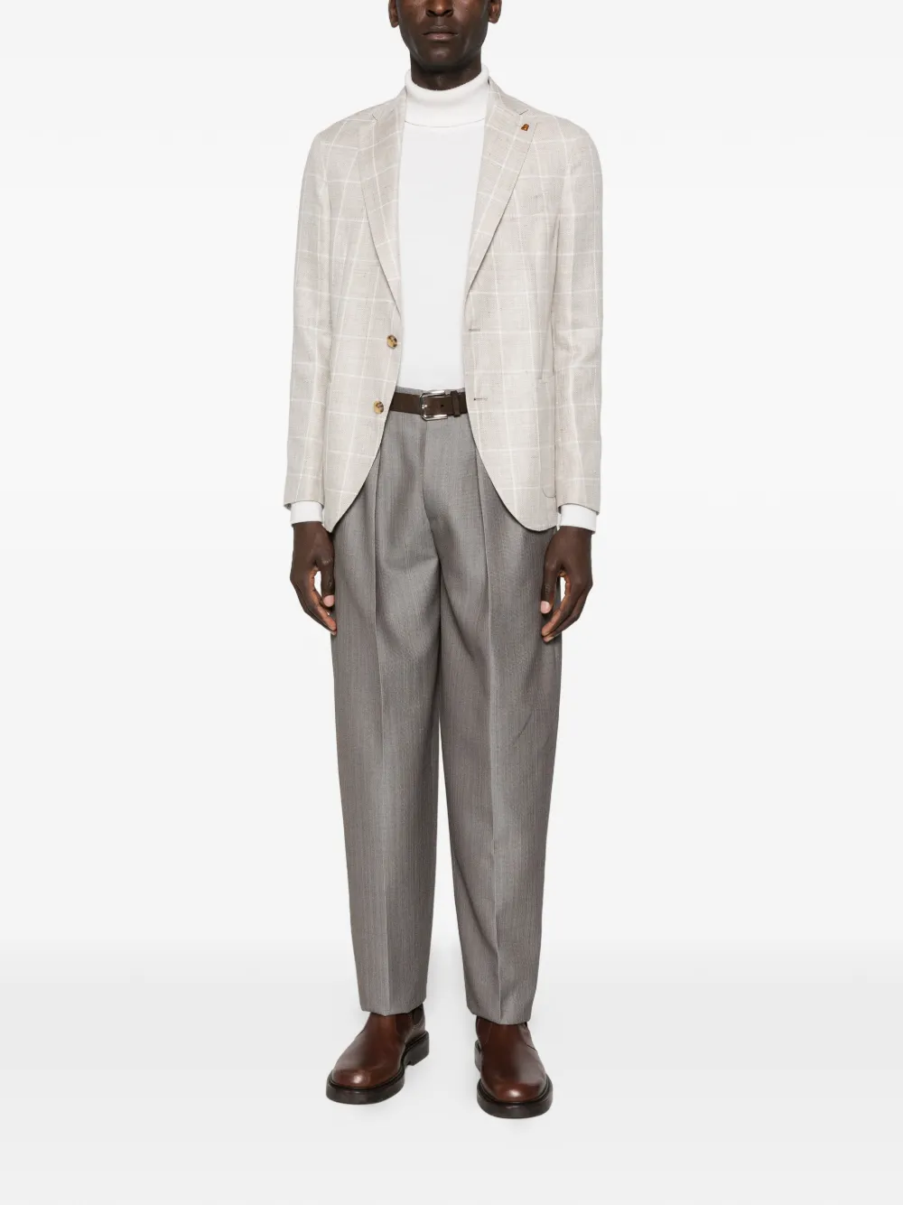 LATORRE check-pattern single-breasted blazer | Blazers | Image 2