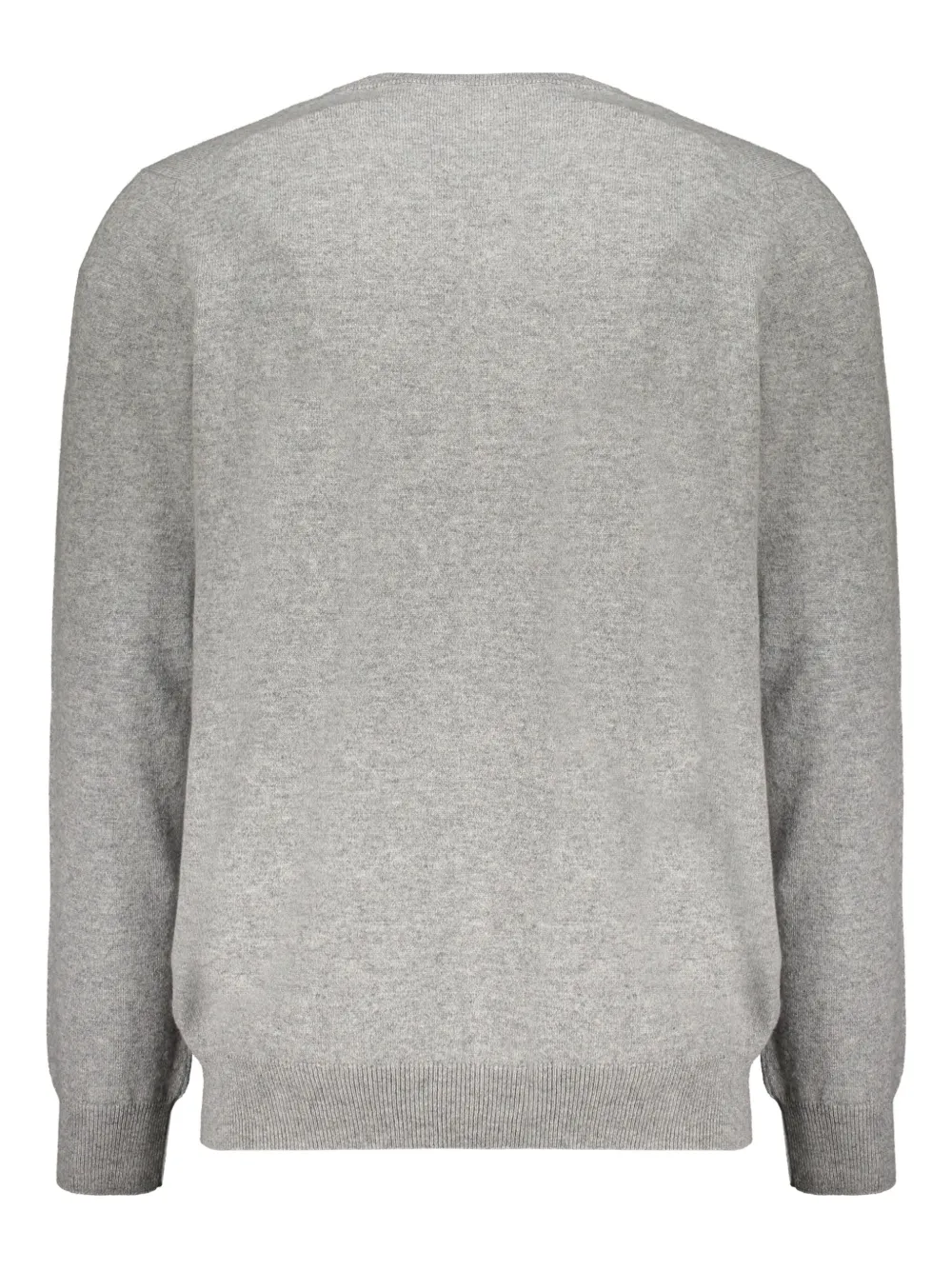 Moorer Virginio-CWS V-neck long-sleeved sweater - Grijs