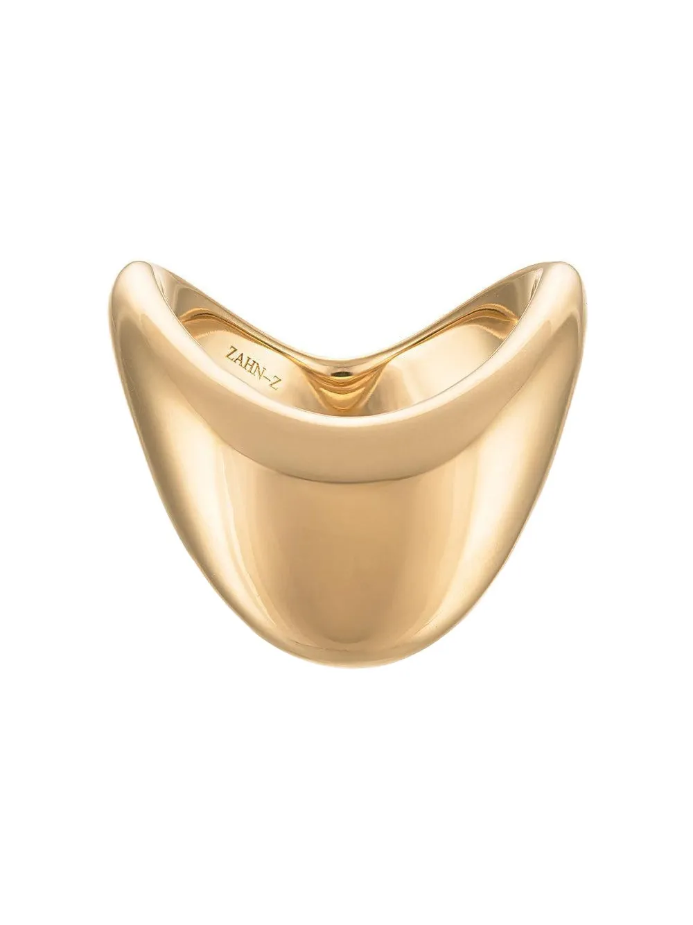 Zahn-z 14k Yellow Gold Big Zaha Ring In Gold