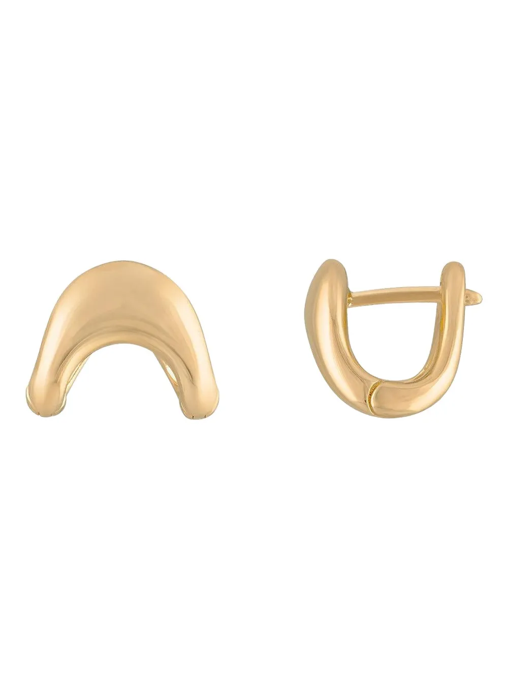 Zahn-z 14k Yellow Gold Zaha Earrings In Gold