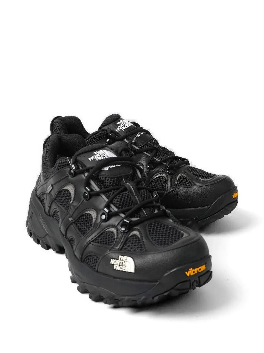 The North Face Hedgehog 06 RVST sneakers met logodetail Zwart