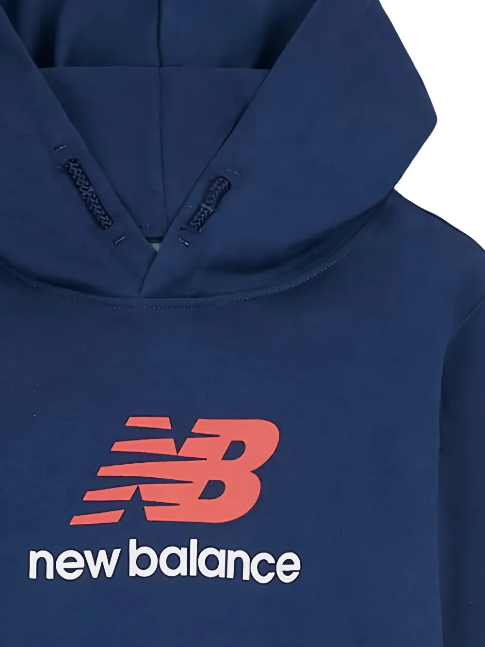 New Balance Kids Hoodie met logoprint Blauw