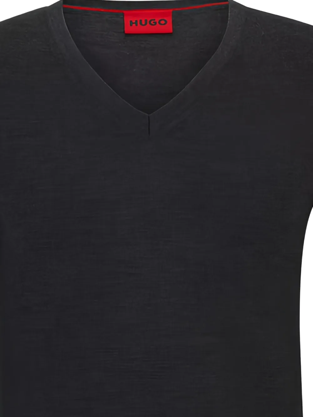 HUGO San Vo V-neck T-shirt - Grijs