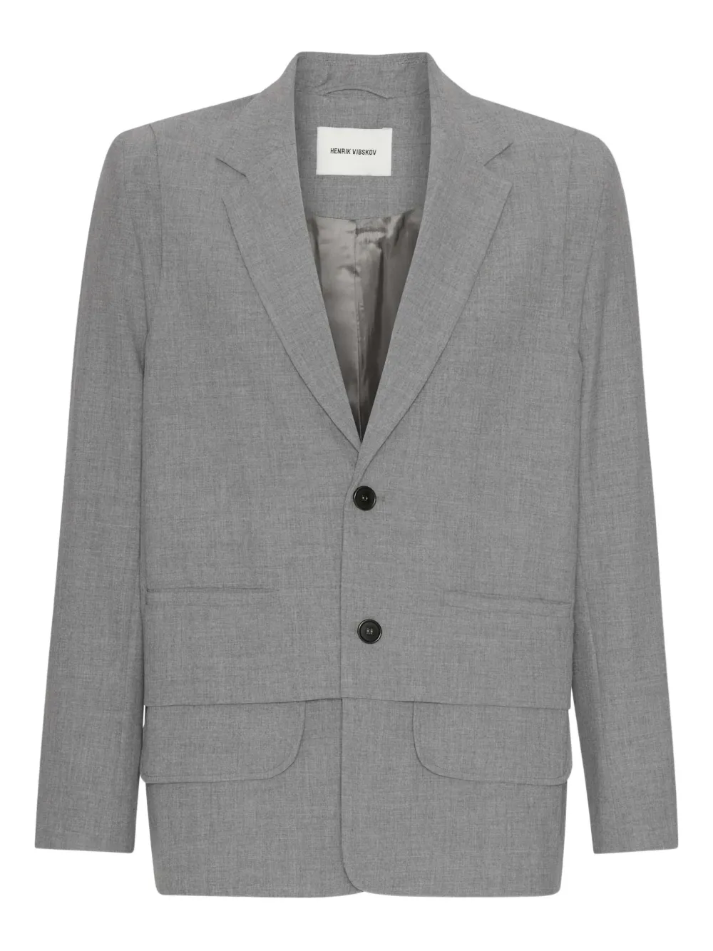 Henrik Vibskov Blazer Ants con bottoni - Grigio