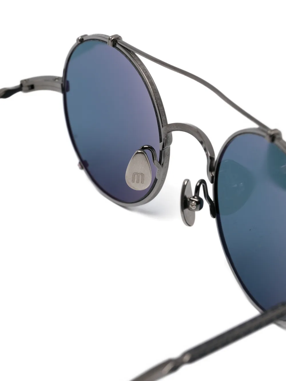 Matsuda Round-frame Sunglasses In Gray