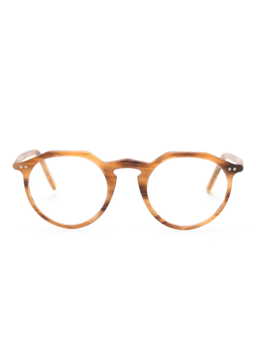 Lunor lunettes de vue à monture géométrique | marron | Image 1