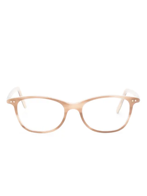 Lunor rectangle-frame glasses