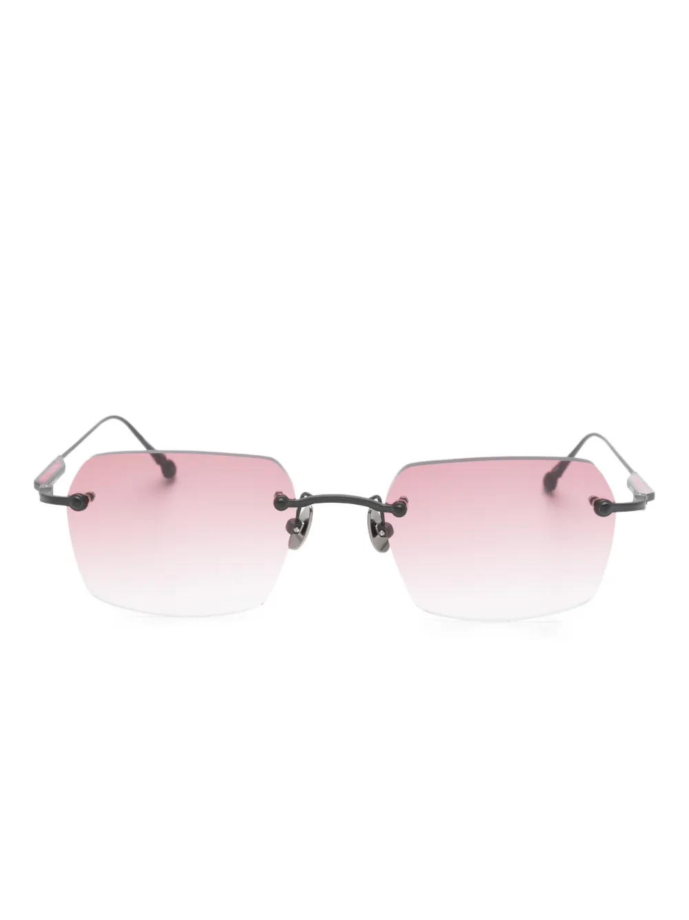 Matsuda rimless square-frame sunglasses | Grey | Image 1