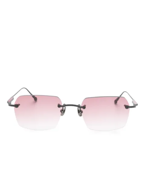 Matsuda rimless square-frame sunglasses