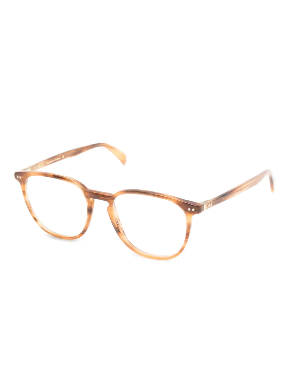 Lunor round-frame rivet-detail glasses | Image 2