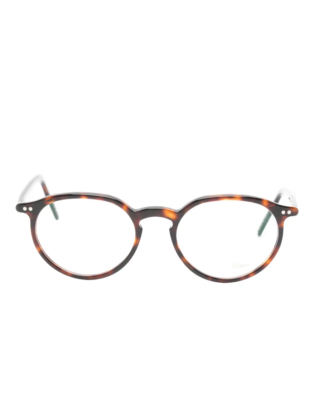 Lunor round-frame glasses | Brown | Image 1