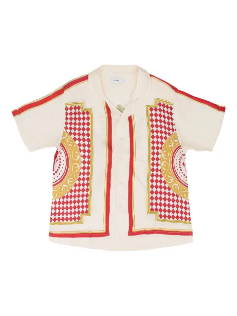 RHUDE camisa con detalle del logo