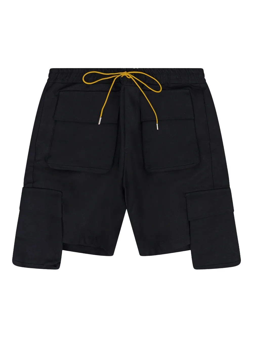 RHUDE drawstring cargo shorts | Black | Image 1