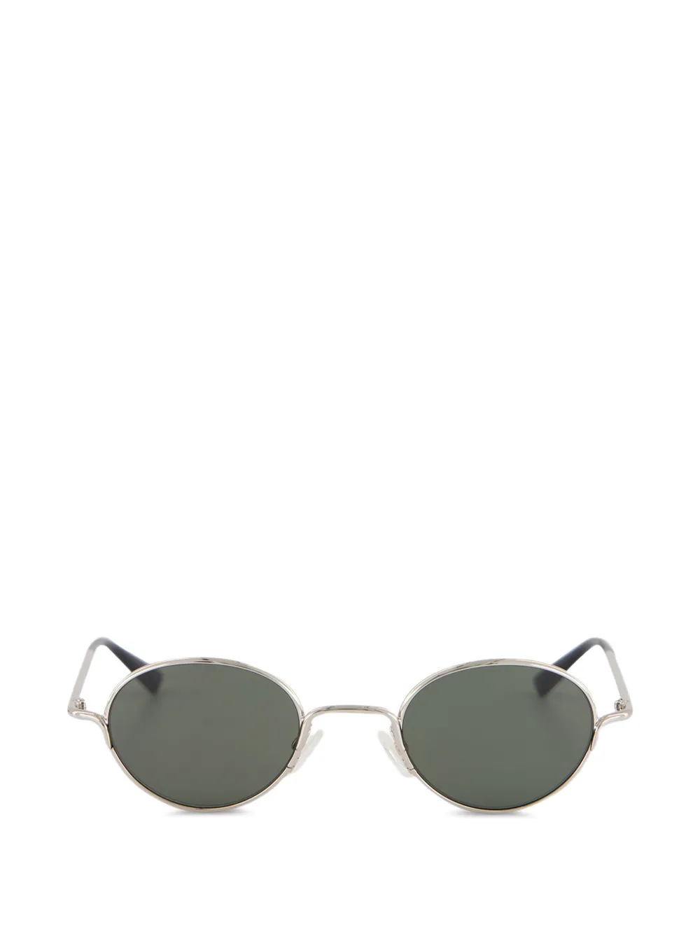 Alexander McQueen Eyewear oval-frame sunglasses - Argento
