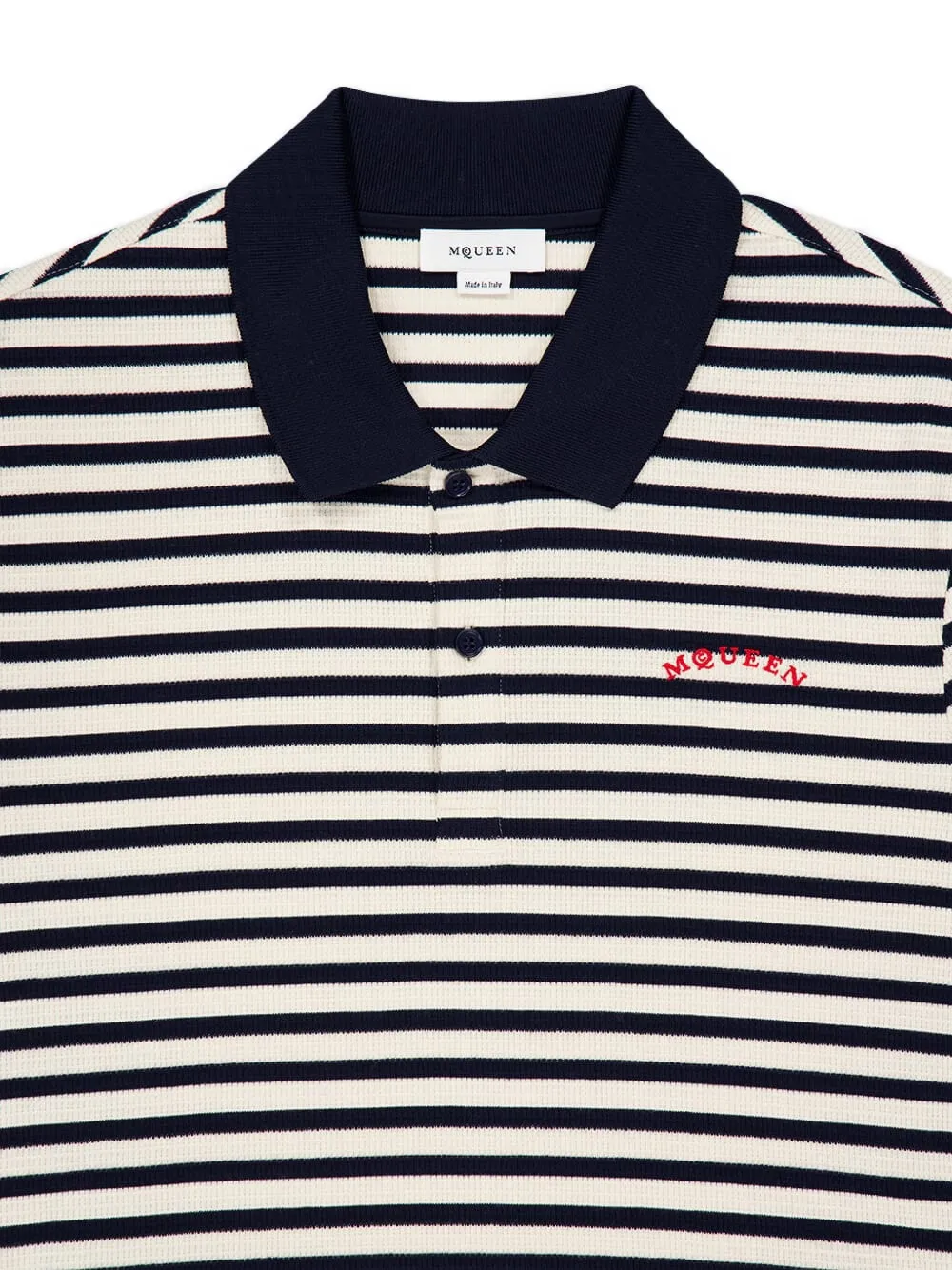 Alexander McQueen Gestreept poloshirt Wit