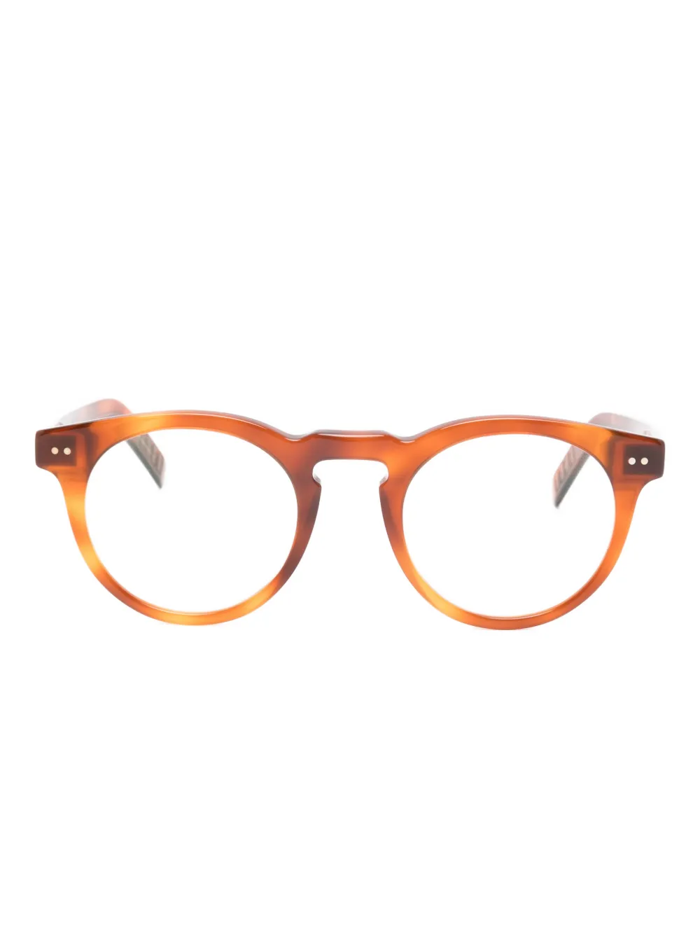 Lunor round-frame glasses | Brown | Image 1