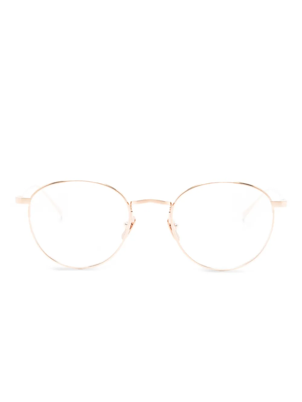 Lunor round-frame glasses | Gold | Image 1