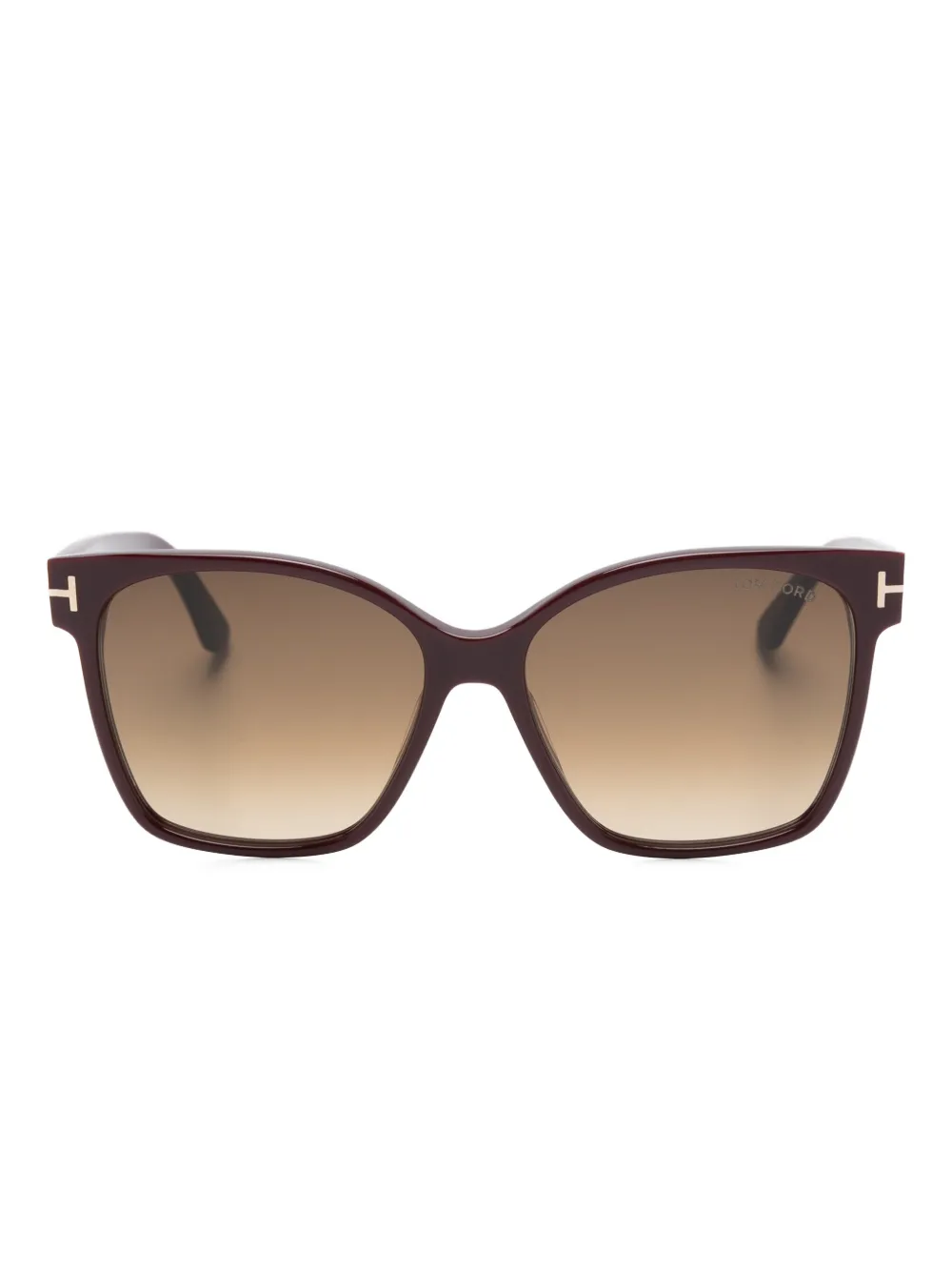 TOM FORD Eyewear Occhiali da sole squadrati - Rosso