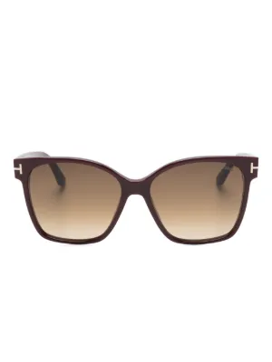 TOM FORD Eyewear Romy オーバーサイズ サングラス | ブラウン