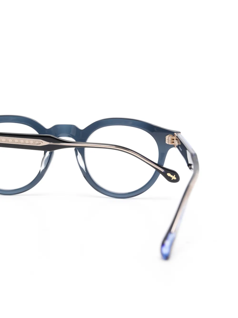  Matsuda Round-frame Glasses - Blue 