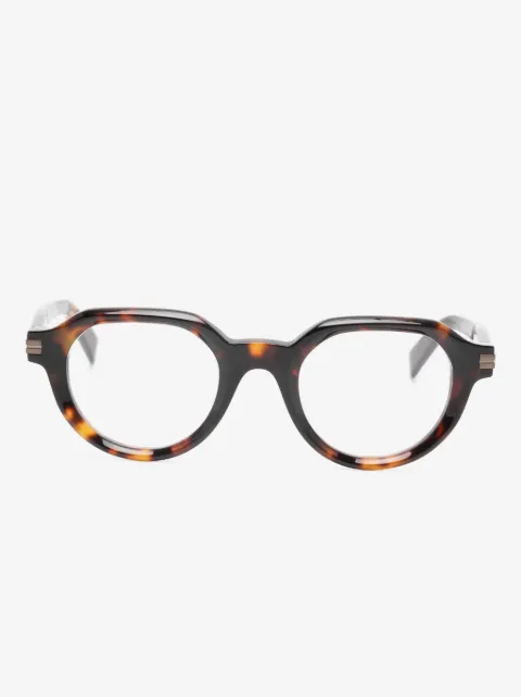 Zegna round-frame glasses
