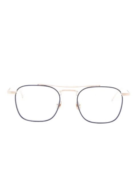 Matsuda browline-frame glasses