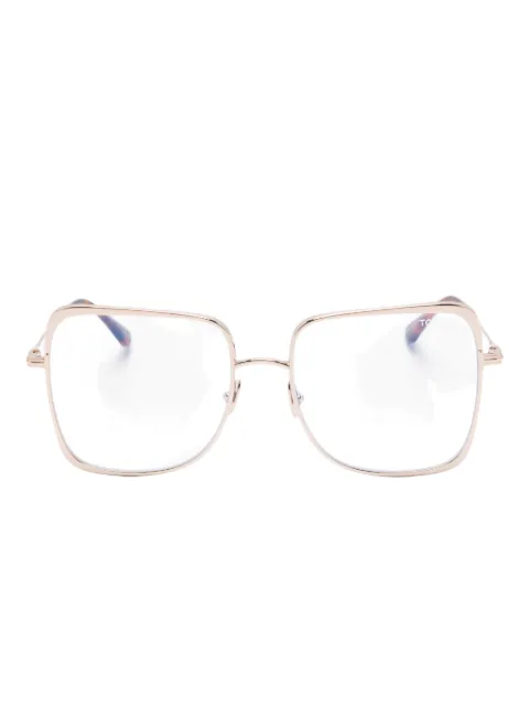 TOM FORD Eyewear square-frame temple-tips glasses