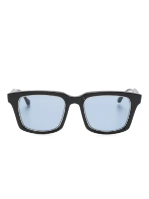 【美品】AHLEM サングラス Rivoli 黒フレーム ブルー系レンズ Ahlem Rivoli Dフレーム サングラス | ブラック | FARFETCH JP