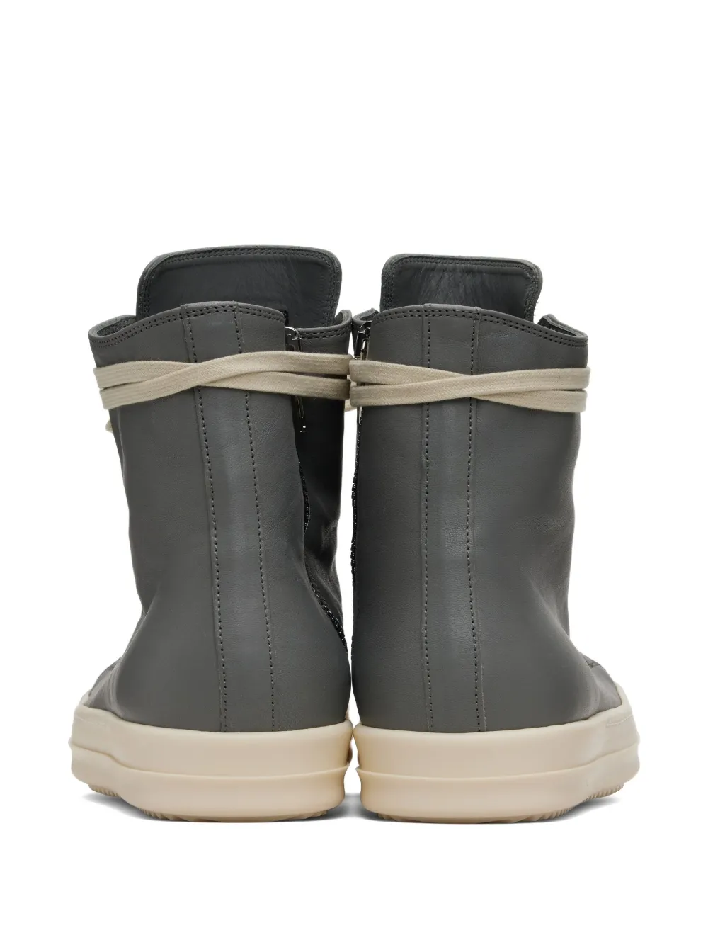 Rick Owens baskets montantes en cuir à fermeture zippée | Baskets montantes | Image 2